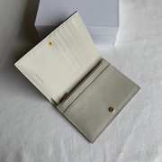 Uubags | Celine Wallet In Green/Grey Lambskin Leather 14x2x10.5cm - 4