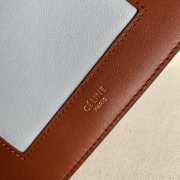 Uubags | Celine Wallet In Brown/Blue Lambskin Leather 14x2x10.5cm - 5