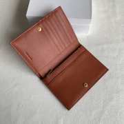 Uubags | Celine Wallet In Brown/Blue Lambskin Leather 14x2x10.5cm - 4