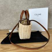 Uubags | Celine Teen Couffin In Wicker And Natural Calfskin Natural/Tan 32x14x7cm - 6