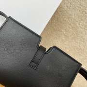 Uubags | Celine 16 Strap Pochette In Supple Calfskin Black Bag 18x12x3.5cm - 5