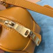 Uubags | Miu Miu Arcadie leather bag in yellow 10.5x22x7.5cm - 2