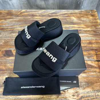 Uubags | Alexander Wang Slides In Black 4cm/8cm