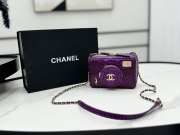 Uubags | Chanel AS4817 Camera Bag In Purple 11.5x16x6cm - 2