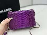 Uubags | Chanel AS4817 Camera Bag In Purple 11.5x16x6cm - 5