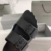 Uubags | Balenciaga Sunday buckled sandals in black  - 5