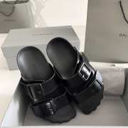 Uubags | Balenciaga Sunday buckled sandals in black  - 4