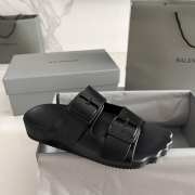 Uubags | Balenciaga Sunday buckled sandals in black  - 3