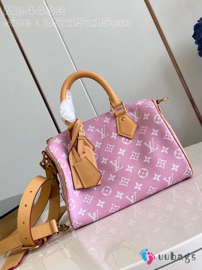 Uubags | Louis Vuitton M24443 Speedy P9 Bandoulière Bag In Pink 25x15x15cm - 1