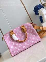 Uubags | Louis Vuitton M24443 Speedy P9 Bandoulière Bag In Pink 25x15x15cm - 3