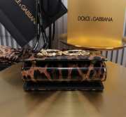 Uubags |  Dolce & Gabbana DG Girls mini bag comes in leopard-print polished calfskin 10x18x3.5cm - 4