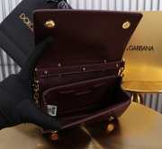 Uubags | Dolce & Gabbana DG Girls Bag In Burgundy Calfskin Leather 10x18x3.5cm - 6