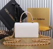 Uubags | Dolce & Gabbana DG Girls Bag In White Calfskin Leather 10x18x3.5cm - 5