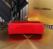 Uubags | Dolce & Gabbana small patent leather Sicily bag in red 11x18x6cm - 5