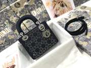 Uubags | Mini Lady Dior Bag Black Strass Cannage Satin 17x15x7cm - code sale50 - 1