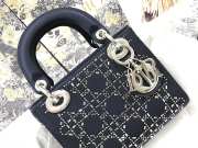 Uubags | Mini Lady Dior Bag Black Strass Cannage Satin 17x15x7cm - code sale50 - 3