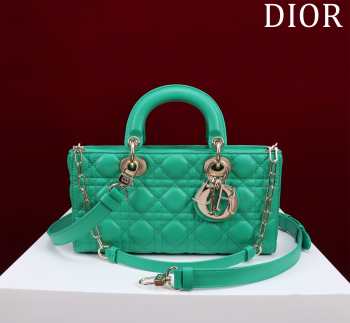 Uubags | Dior M0540 Lady D-Joy Aquamarina Cannage Lambskin Bag 26x13.5x5cm