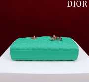 Uubags | Dior M0540 Lady D-Joy Aquamarina Cannage Lambskin Bag 26x13.5x5cm - 6