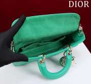 Uubags | Dior M0540 Lady D-Joy Aquamarina Cannage Lambskin Bag 26x13.5x5cm - 4