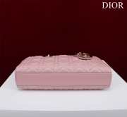 Uubags | Dior M0540 Lady D-Joy Light Pink Cannage Lambskin Bag 26x13.5x5cm - 5