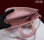 Uubags | Dior M0540 Lady D-Joy Light Pink Cannage Lambskin Bag 26x13.5x5cm - 2