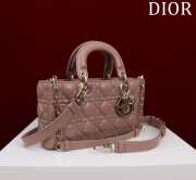 Uubags | Dior M0540 Lady D-Joy Rose des Vents Cannage Lambskin Bag 26x13.5x5cm - 5