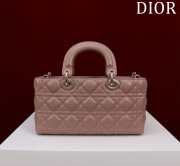 Uubags | Dior M0540 Lady D-Joy Rose des Vents Cannage Lambskin Bag 26x13.5x5cm - 4