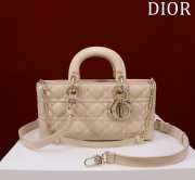 Uubags | Dior M0540 Lady D-Joy Cream Cannage Lambskin Bag 26x13.5x5cm - 1