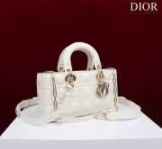 Uubags | Dior M0540 Lady D-Joy White Cannage Lambskin Bag 26x13.5x5cm - 3