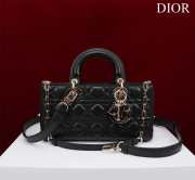 Uubags | Dior M0540 Lady D-Joy Black Cannage Lambskin Bag 26x13.5x5cm - 1