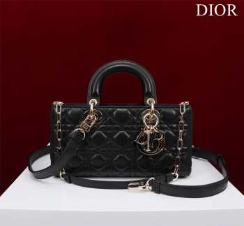 Uubags | Dior M0540 Lady D-Joy Black Cannage Lambskin Bag 26x13.5x5cm