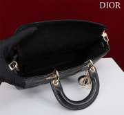 Uubags | Dior M0540 Lady D-Joy Black Cannage Lambskin Bag 26x13.5x5cm - 3