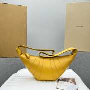 Uubags | Jacquemus Lemaire Croissant Bag In Yellow 35.5x18x5cm - 1