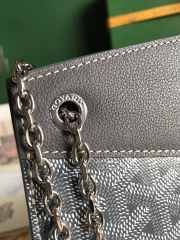 Uubags | Goyard Rouette Structuré mini bag in grey 20x15x6.5cm - 4