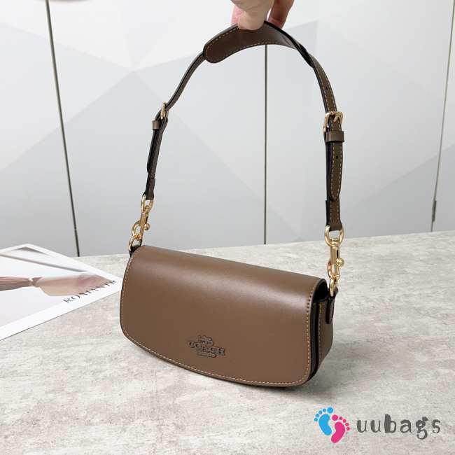 Uubags | Coach Andrea Small Shoulder Bag In Brown 21x11x7cm - 1