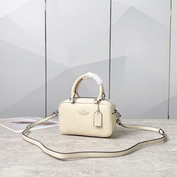 Uubags | Coach CT776 Satchel Bag In White 23x20x8.5cm