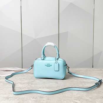 Uubags | Coach CT776 Satchel Bag In Blue 23x20x8.5cm