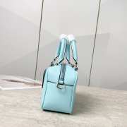 Uubags | Coach CT776 Satchel Bag In Blue 23x20x8.5cm - 6