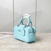 Uubags | Coach CT776 Satchel Bag In Blue 23x20x8.5cm - 3