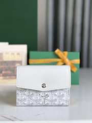 Uubags | Goyard Saint-Gabriel wallet in white 12x2.5x9.3cm - 1