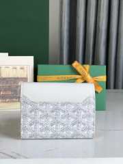 Uubags | Goyard Saint-Gabriel wallet in white 12x2.5x9.3cm - 6