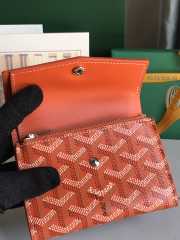 Uubags | Goyard Saint-Gabriel wallet in orange 12x2.5x9.3cm - 4