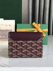 Uubags | Goyard Saint-Gabriel wallet in burgundy 12x2.5x9.3cm - 6