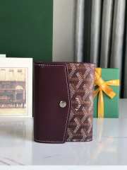 Uubags | Goyard Saint-Gabriel wallet in burgundy 12x2.5x9.3cm - 3