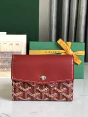 Uubags | Goyard Saint-Gabriel wallet in red 12x2.5x9.3cm - 1