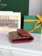 Uubags | Goyard Saint-Gabriel wallet in red 12x2.5x9.3cm - 3