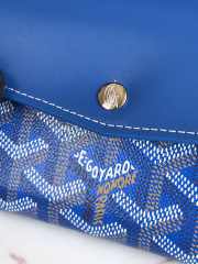 Uubags | Goyard Saint-Gabriel wallet in sky blue 12x2.5x9.3cm - 3