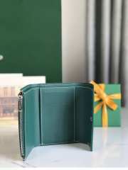 Uubags | Goyard Saint-Gabriel wallet in green 12x2.5x9.3cm - 2