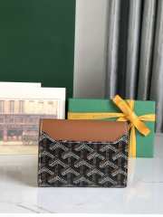 Uubags | Goyard Saint-Gabriel wallet in black & tan 12x2.5x9.3cm - 6