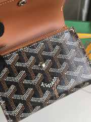 Uubags | Goyard Saint-Gabriel wallet in black & tan 12x2.5x9.3cm - 2